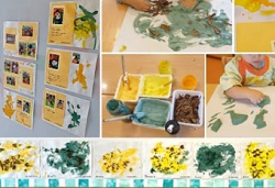 Com as folhas do ECOparque…